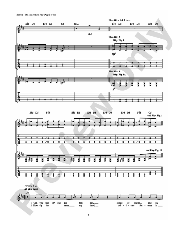 The Man Without Fear - Guitar TAB (Digital Download)