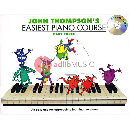 John Thompson's Easiest Piano Course - Part 3 Book/OLA - Willis Music