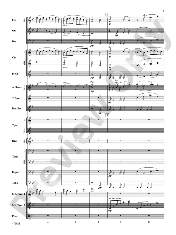 An October Sky - Concert Band Conductor Score & Parts (Digital Download)