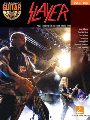 Slayer - Guitar Play-Along Volume 156 - Guitar Hal Leonard Guitar TAB with Lyrics & Chords /CD