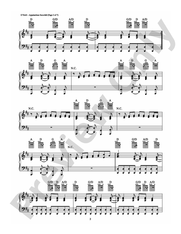 Appalachian Snowfall - Piano (Digital Download)