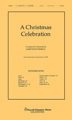 A Christmas Celebration - James Kimball Shawnee Press Score/Parts