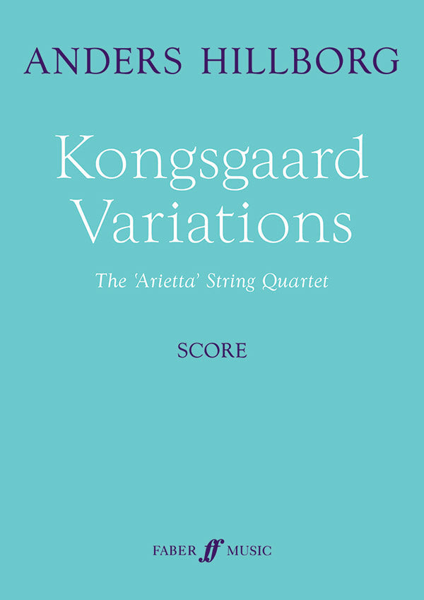 Kongsgaard Variations for String Quartet- Score