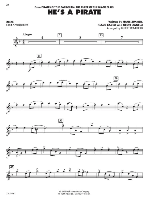 Essential Elements Disney Favorites - Oboe - Hal Leonard