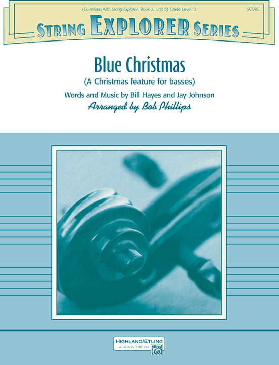 Blue Christmas – String Orchestra Conductor Score & Parts (Digital Download)
