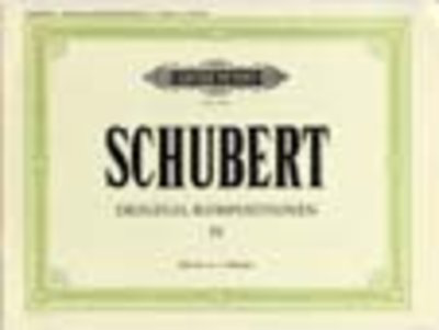 Schubert - Original Compositions Bk 4 - Piano Duet - Peters EP155D
