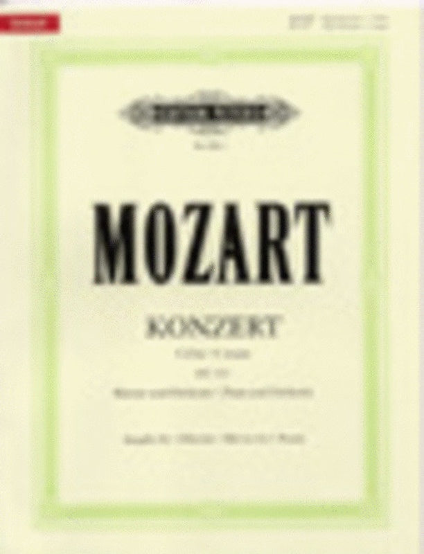 Mozart - Concerto K415 In CMaj - 2 Pianos 4 Hands - Peters EP8813