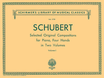 Schubert - Selected Original Compositions Volume 1 - Piano 4 Hands Schirmer 50261660