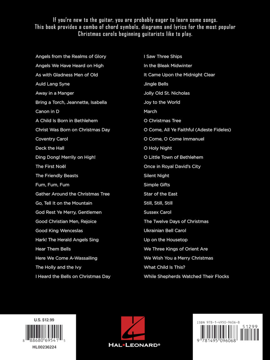 First 50 Christmas Carols You Should Play on Guitar - Hal Leonard