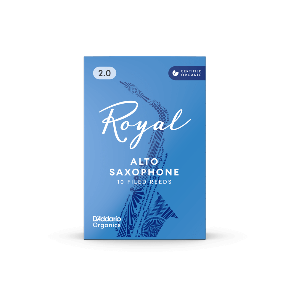 Royal Alto Saxophone Reeds Strength 2.0 Pack of 10
