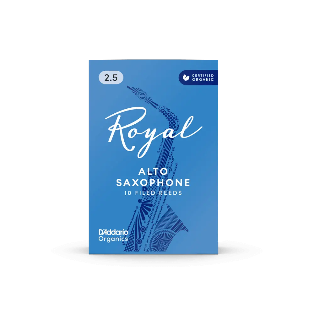 Royal Alto Saxophone Reeds Strength 2.5 Pack of 10