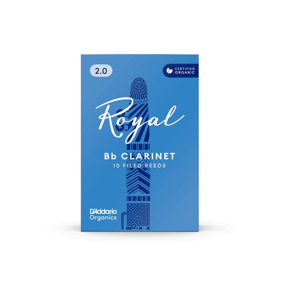 Royal Bb Clarinet Reeds Strength 2.0 Pack of 10