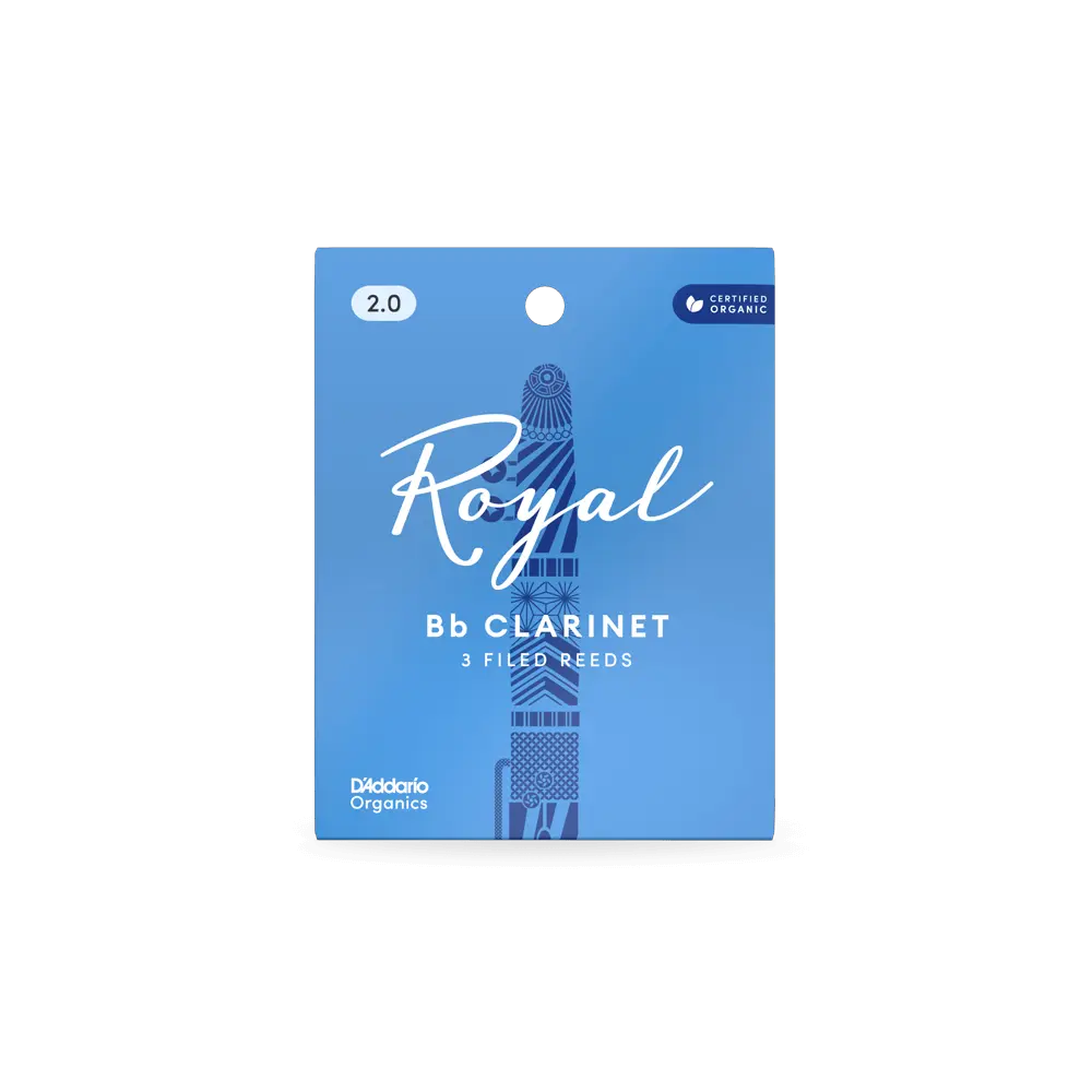Royal Bb Clarinet Reeds Strength 2.0 Pack of 3