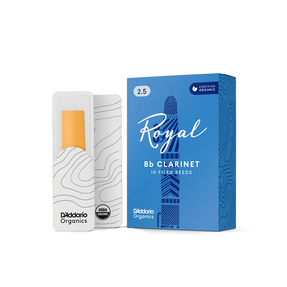 Royal Bb Clarinet Reeds Strength 2.5 Pack of 10