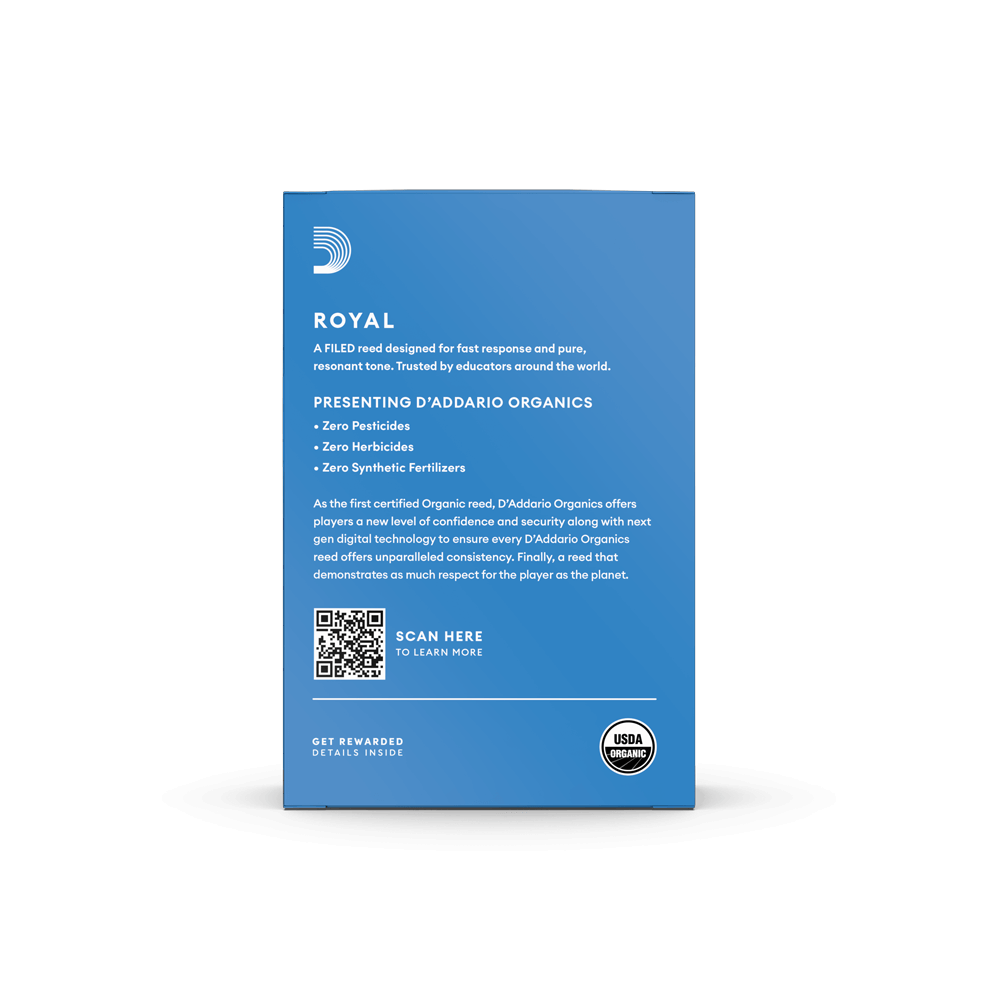 Royal Bb Clarinet Reeds Strength 3.5 Pack of 10