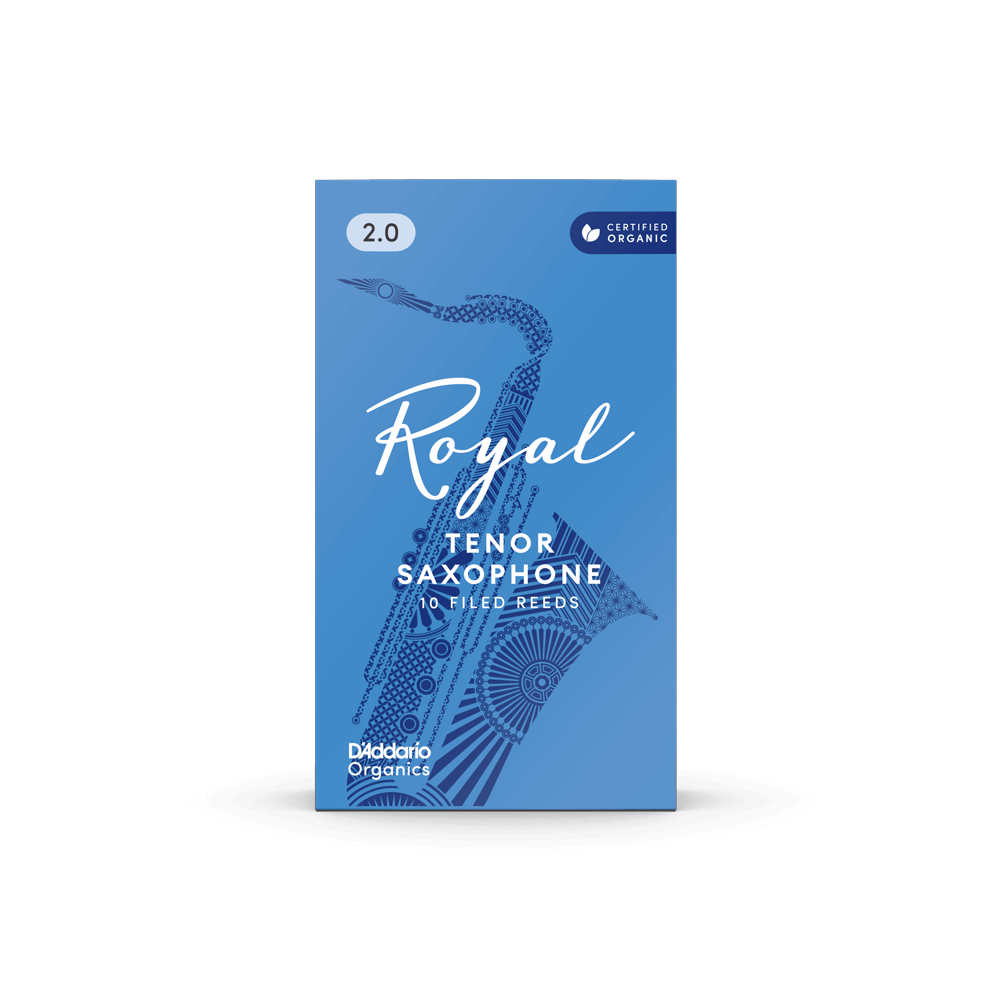 Royal Tenor Saxphone Reeds Strength 2.0 Pack of 10