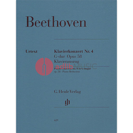 Concerto No. 4 Op. 58 in G major - Ludwig van Beethoven - Piano G. Henle Verlag 2 Pianos 4 Hands