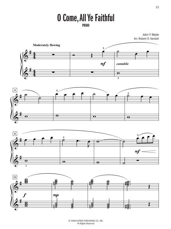 Celebrated Christmas Duets Bk 3