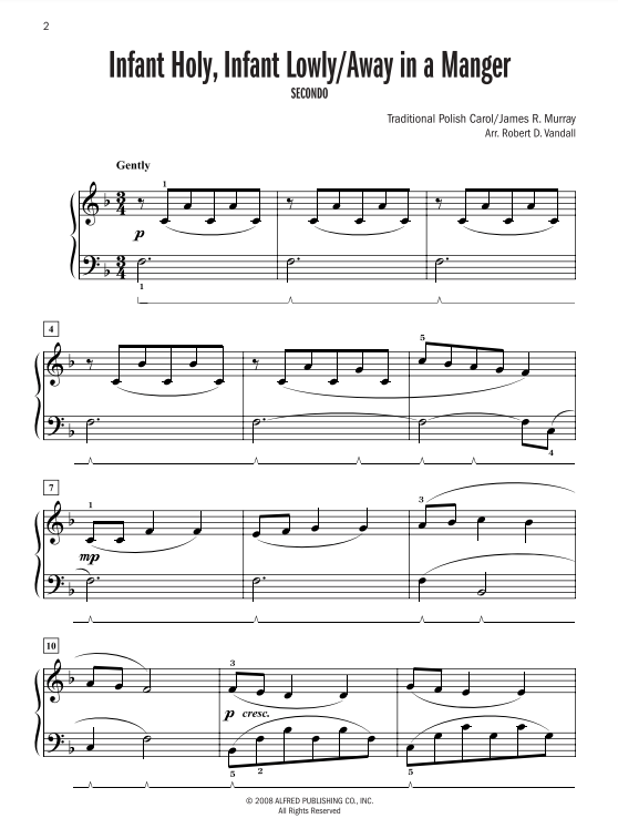 Celebrated Christmas Duets Bk 3