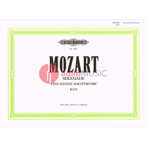 Mozart - Eine Kleine Nachtmusik K525 PD - Piano - Peters EP3078