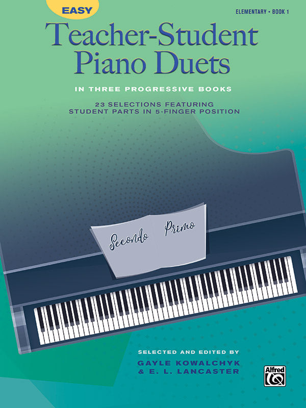 Easy Teacher-Student Piano Duets Book 1
