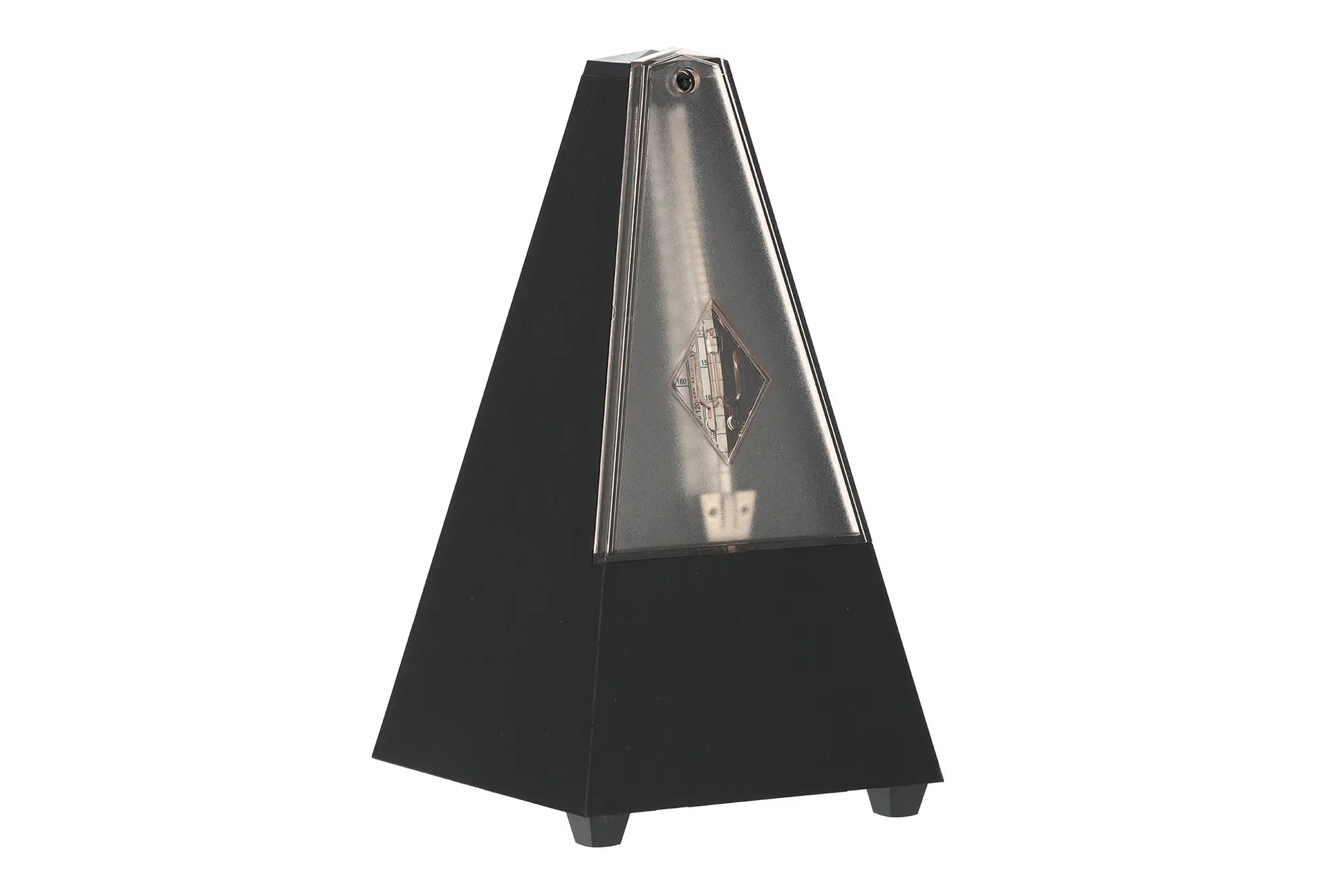 Wittner Pyramid Plastic Window Metronome with Bell Black