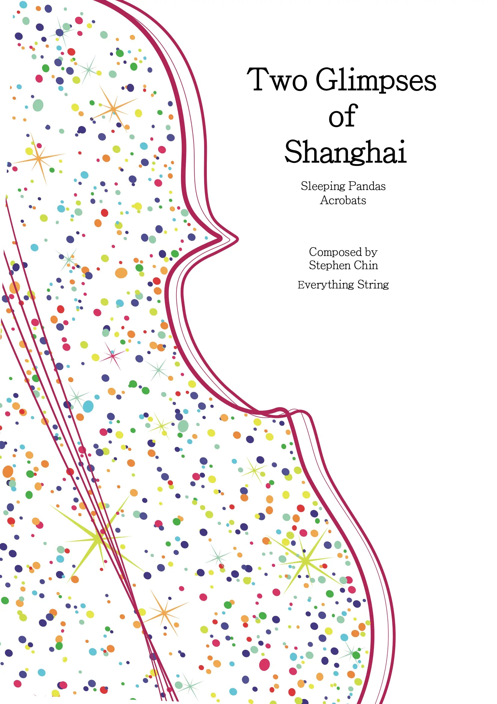 Two Glimpses of Shanghai - Stephen Chin - String Orchestra Conductor Score & Parts