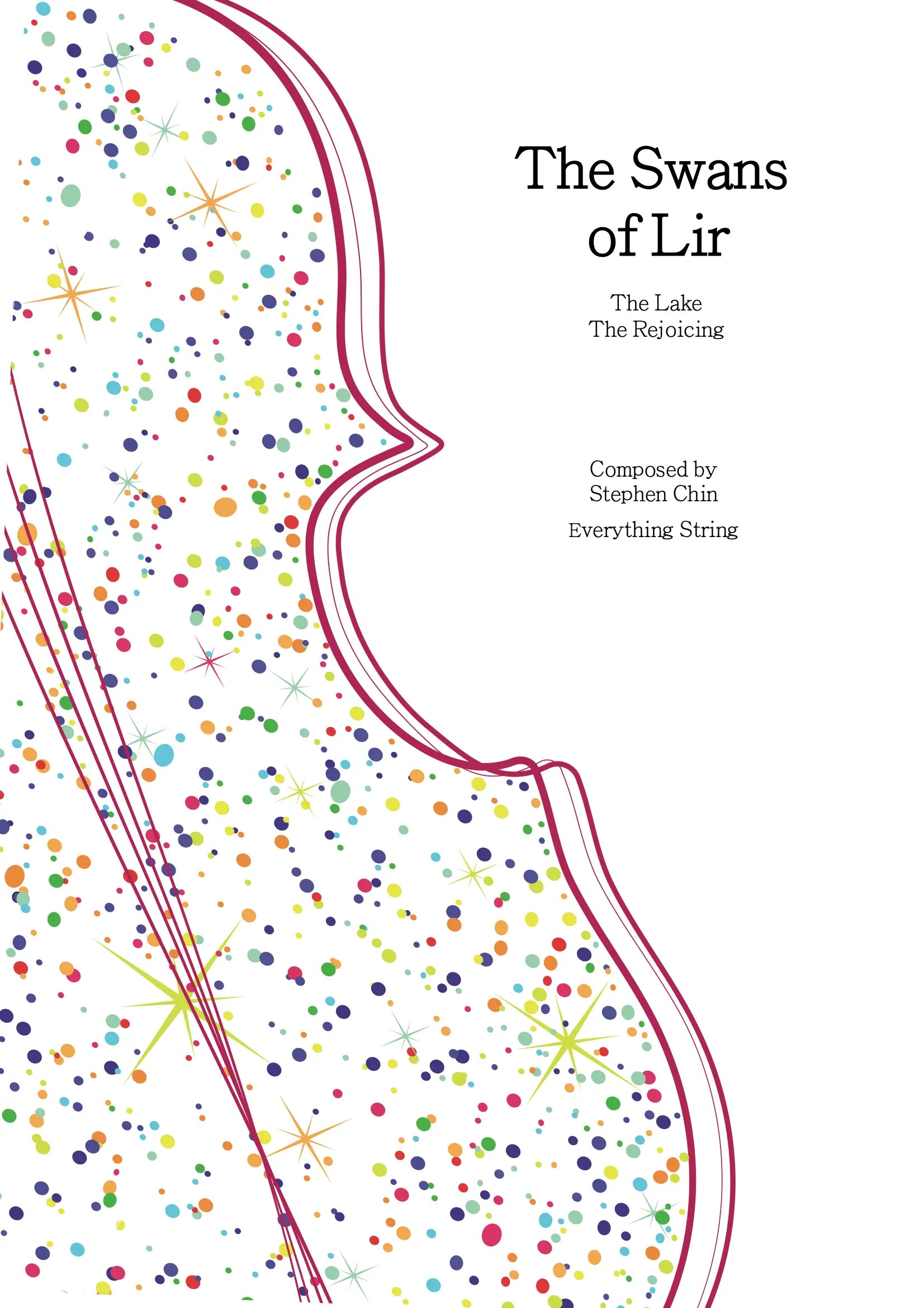 The Swans of Lir (String Orchestra only version) - Stephen Chin - String Orchestra Conductor Score & Parts