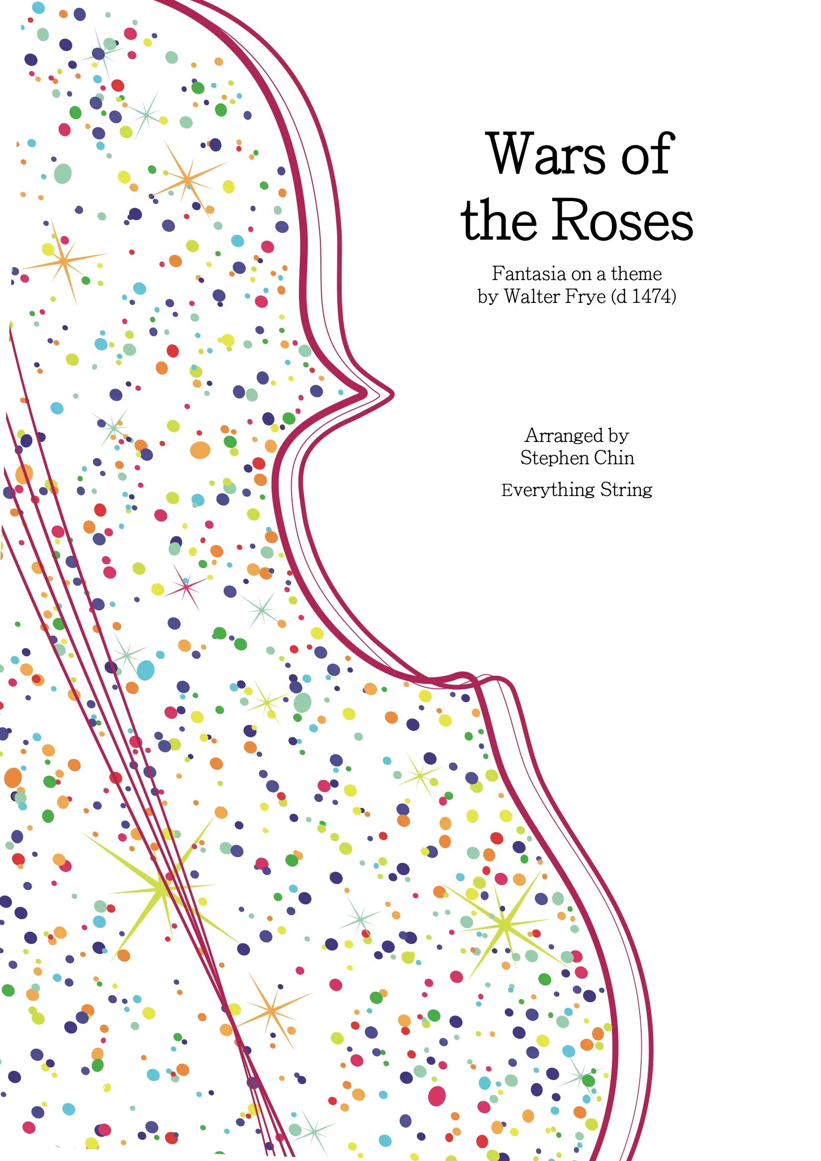 Wars of the Roses - Stephen Chin - String Orchestra Conductor Score & Parts