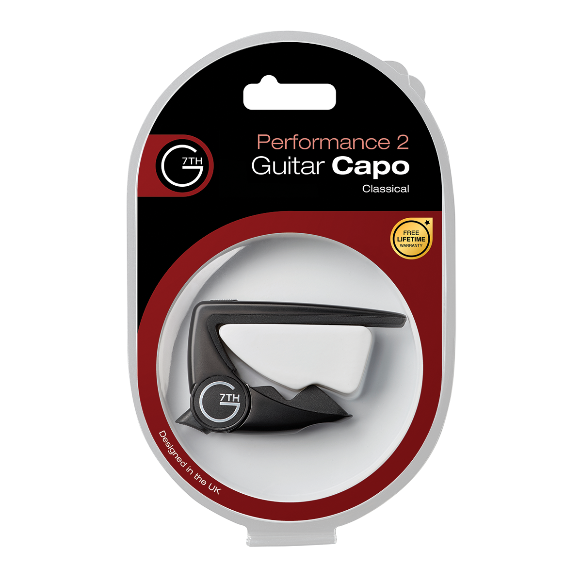 Classical Guitar Capo - G7 Performance 2 Classic Capo Black