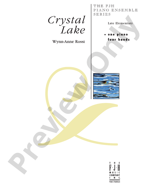 Crystal Lake - Piano (Digital Download)