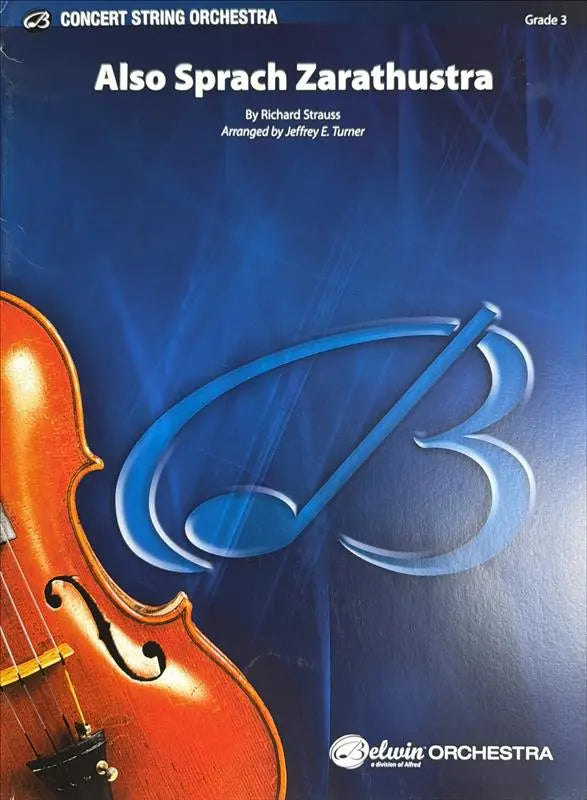 Strauss R Also Sprach Zarathustra String Orchestra Grade 3 Score/Parts arranged by Turner