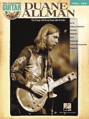 Duane Allman - Guitar Play-Along Volume 104 - Guitar Hal Leonard Guitar TAB with Lyrics & Chords /CD
