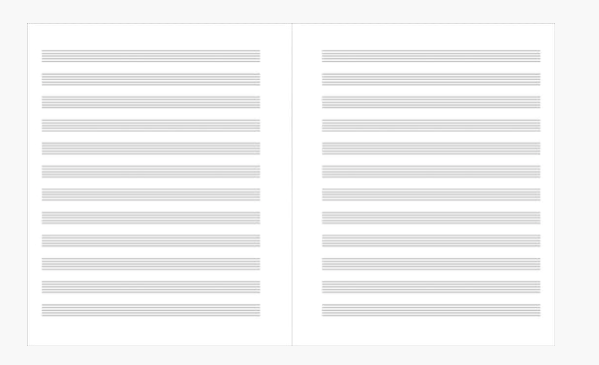 Music Manuscript Book