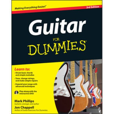 Guitar For Dummies - with DVD, 3rd Edition - Guitar Jon Chappell|Mark Phillips John Wiley & Sons /DVD