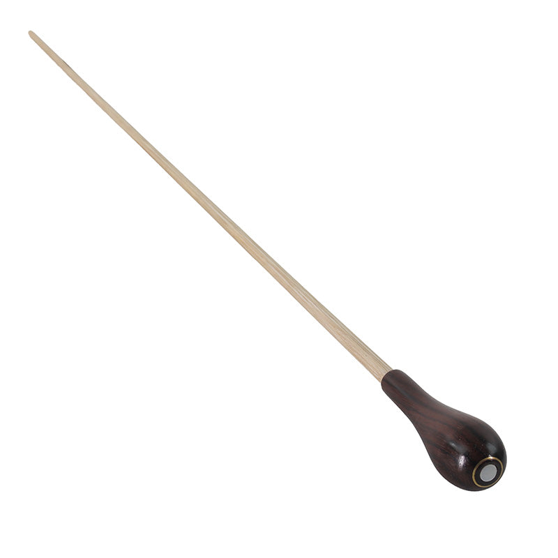 Conductors Baton - Takt 15" Wooden Stick with Pear-Shaped Rosewood Handle with Mother-of-Pearl Parisian Eye