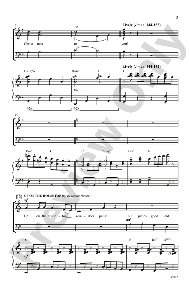 Jolly Jingle Christmas Medley – 3 Part Mixed Choral Octavo (Digital Download)