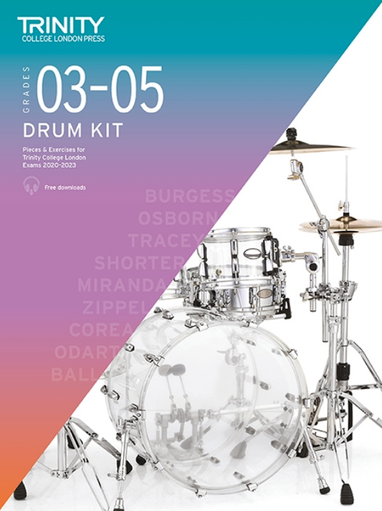 Trinity Drum Kit from 2020 Grades 3-5
