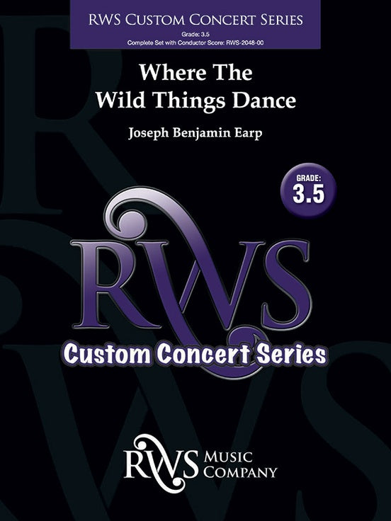 Where the Wild Things Dance - Concert Band Conductor Score & Parts (Digital Download)