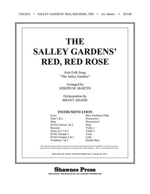 The Salley Gardens' Red, Red Rose - Joseph M. Martin Robert Burns Shawnee Press Score/Parts