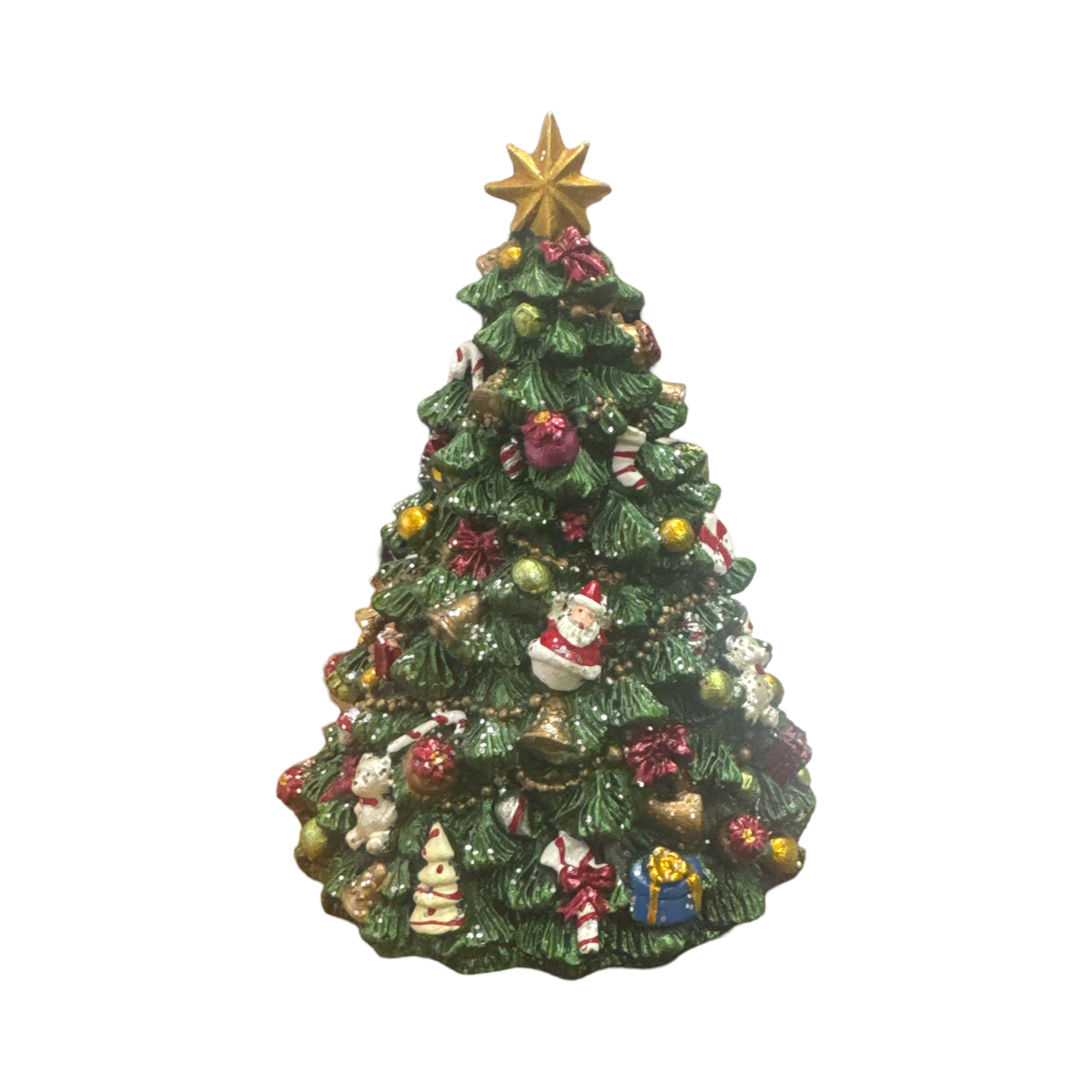 Musical Rotating Christmas Tree Plays "We Wish You a Merry Christmas"