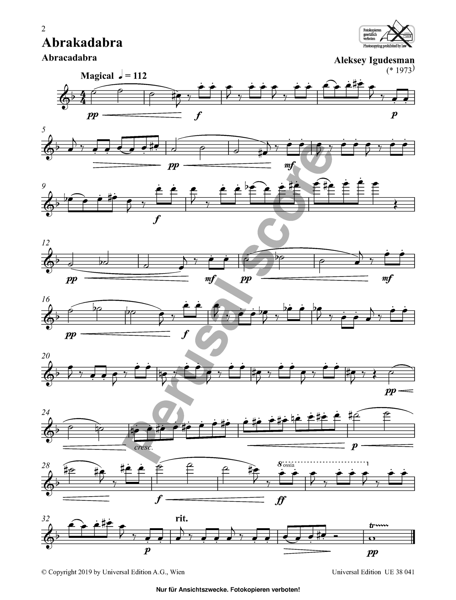 Magical Spells for Flute by Aleksey Igudesman