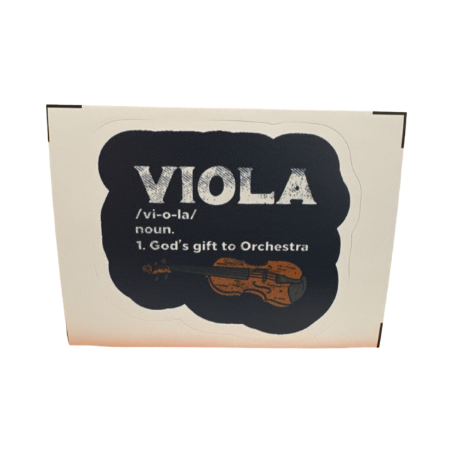 Viola God's Gift to the Orchestra Sticker