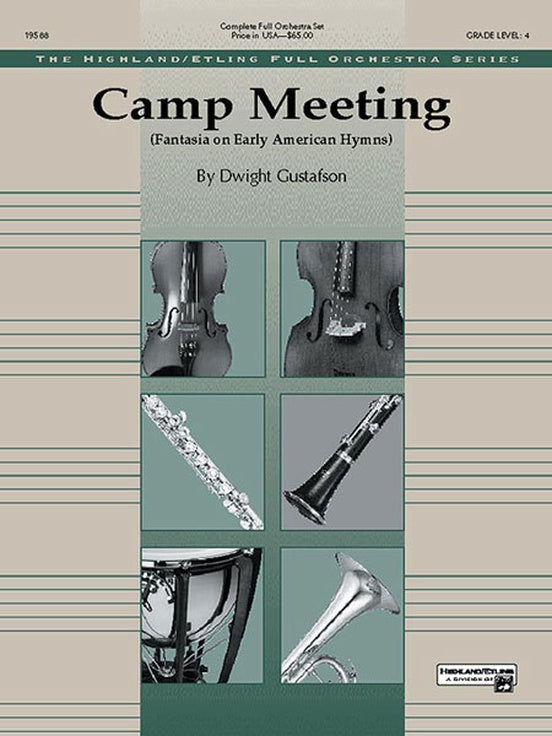 Camp Meeting (Fantasia on Early American Hymns) – Full Orchestra Conductor Score & Parts (Digital Download)