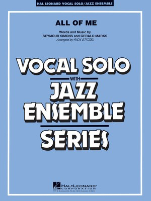 All of Me (Key: F) - Gerald Marks|Seymour Simons - Rick Stitzel Hal Leonard Score/Parts