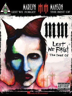 Marilyn Manson - Lest We Forget: The Best of - Guitar Hal Leonard Guitar TAB with Lyrics & Chords