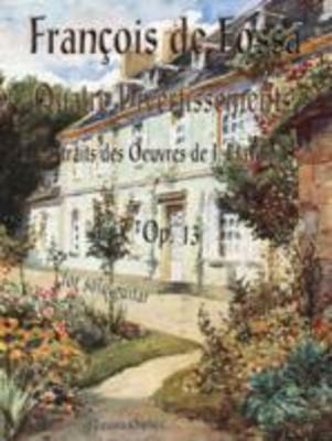 Quatre Divertissements Op 13 Guitar - Francois de Fossa - Classical Guitar Editions Orphee