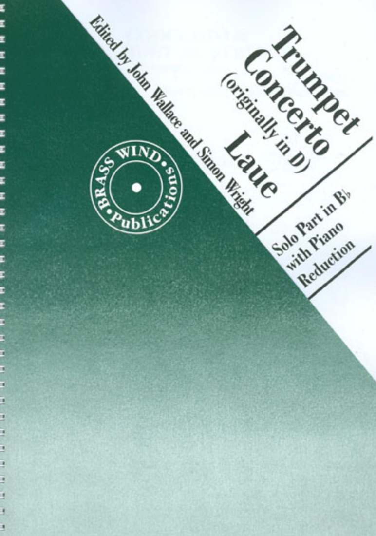 Trumpet Concerto (Originally in D) - Laue - Brasswind