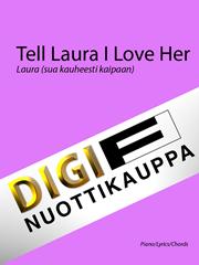 Laura (sua kauheesti kaipaan) (Tell Laura I Love Her) - Piano Accompaniment (Digital Download)