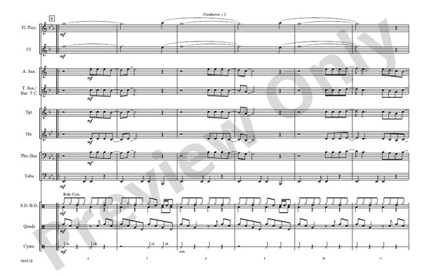 Margaritaville (Arr. Jerry Burns) – Marching Band Conductor Score & Parts (Digital Download)
